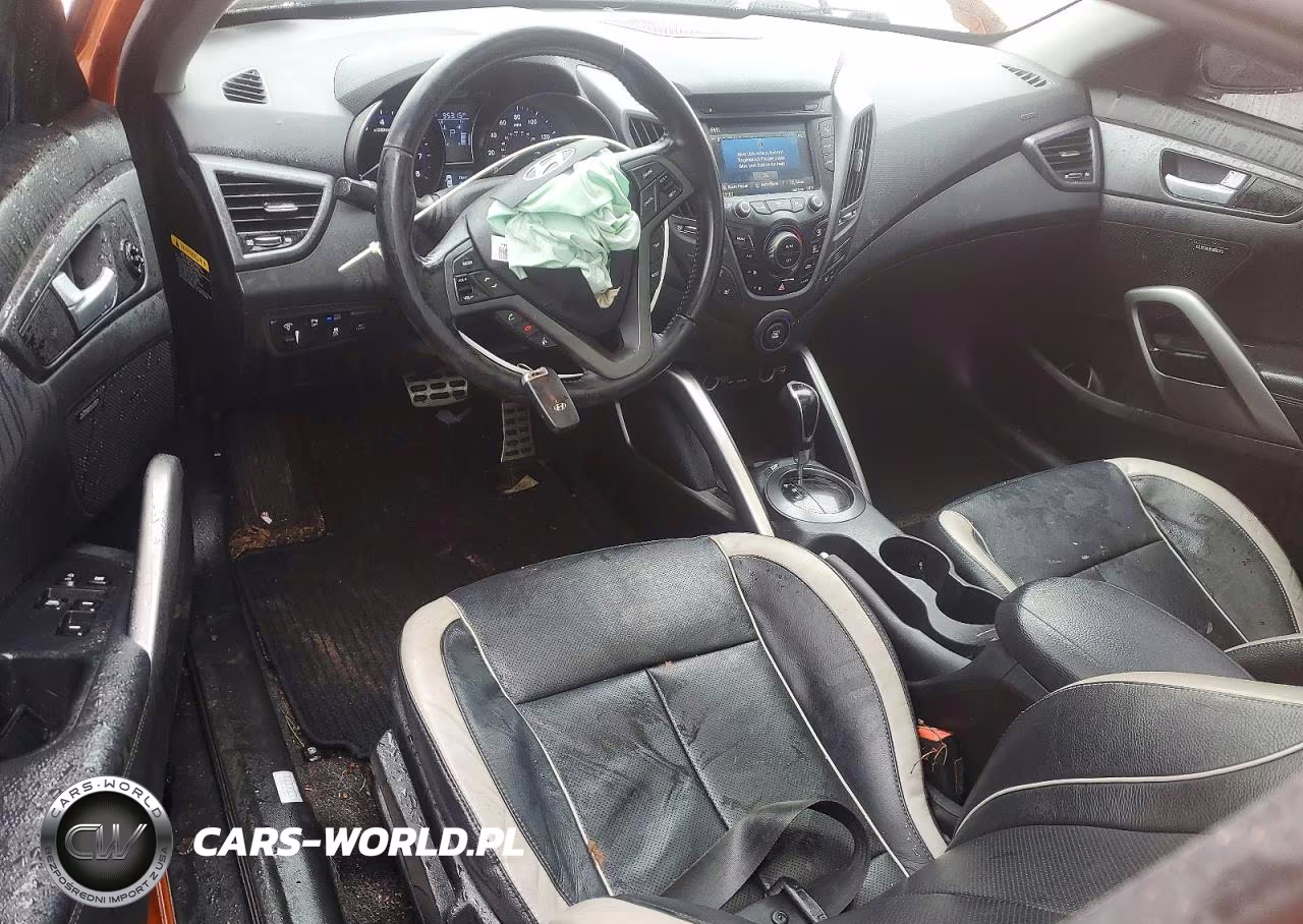 2015 Hyundai Veloster Turbo VIN:KMHTC6AE5FU222306 - 8