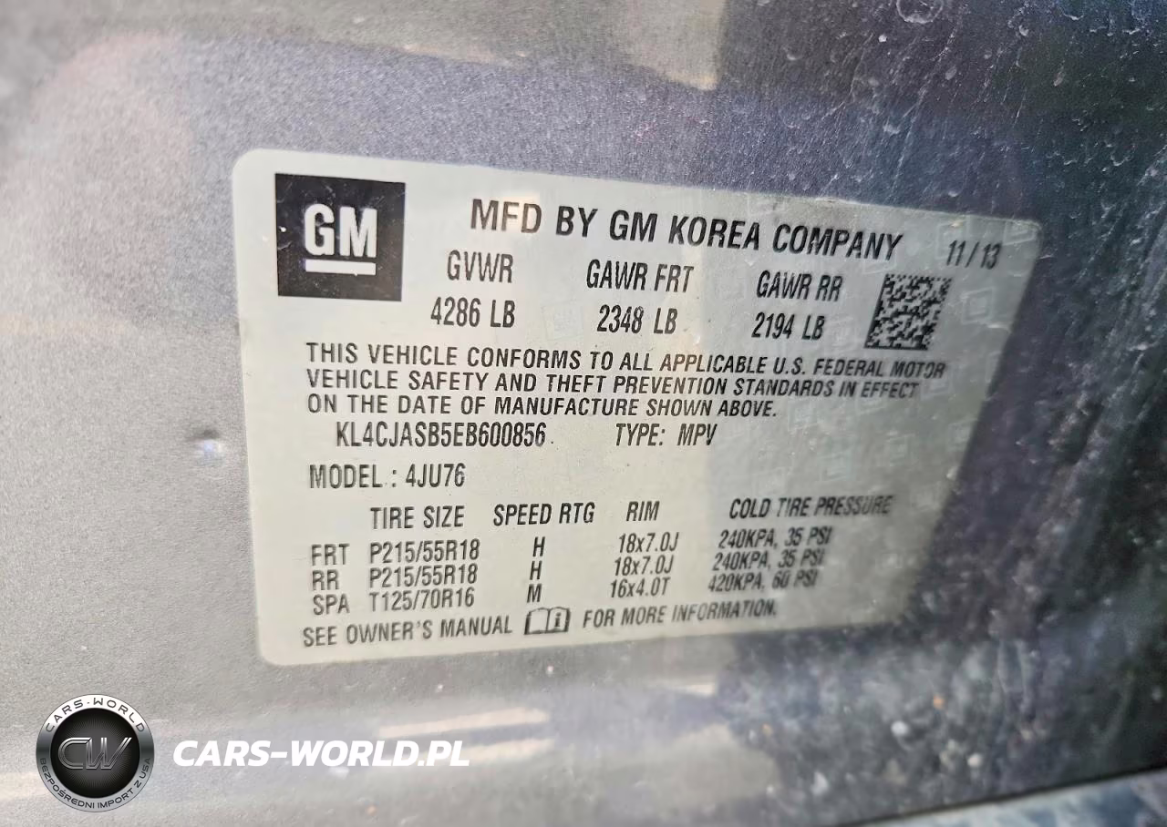2014 Buick Encore VIN:KL4CJASB5EB600856 - 13
