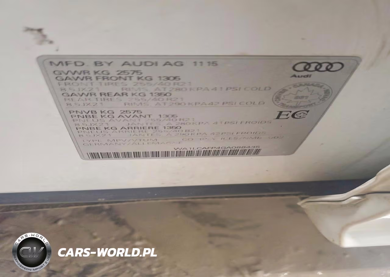 2016 Audi Sq5 Technik VIN:WA1LCAFP4GA088435 - 14