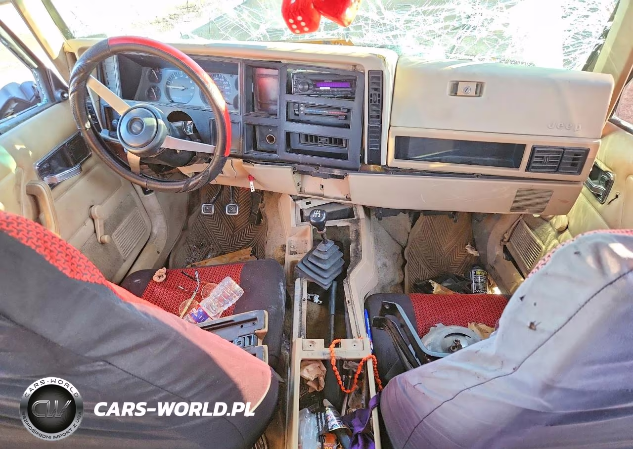 1992 Jeep Cherokee Sport VIN:1J4FT88S9NL176194 - 8
