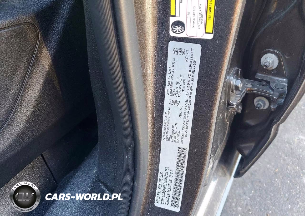 2025 Ram 1500 Rebel VIN:1C6SRFLP6SN706168 - 13