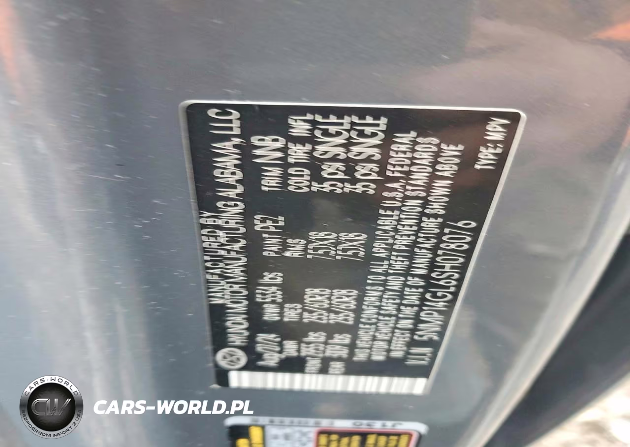 2025 Hyundai Santa Fe Se VIN:5NMP14GL6SH078076 - 13