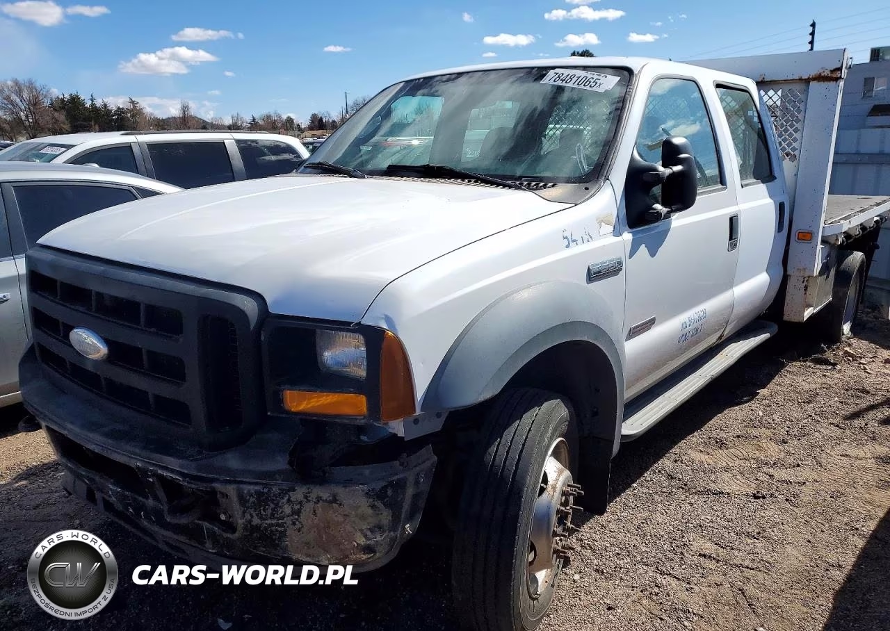 2007 Ford F550 Super Duty Flatbed Truck VIN:1FDAW56P97EB14740 - 2