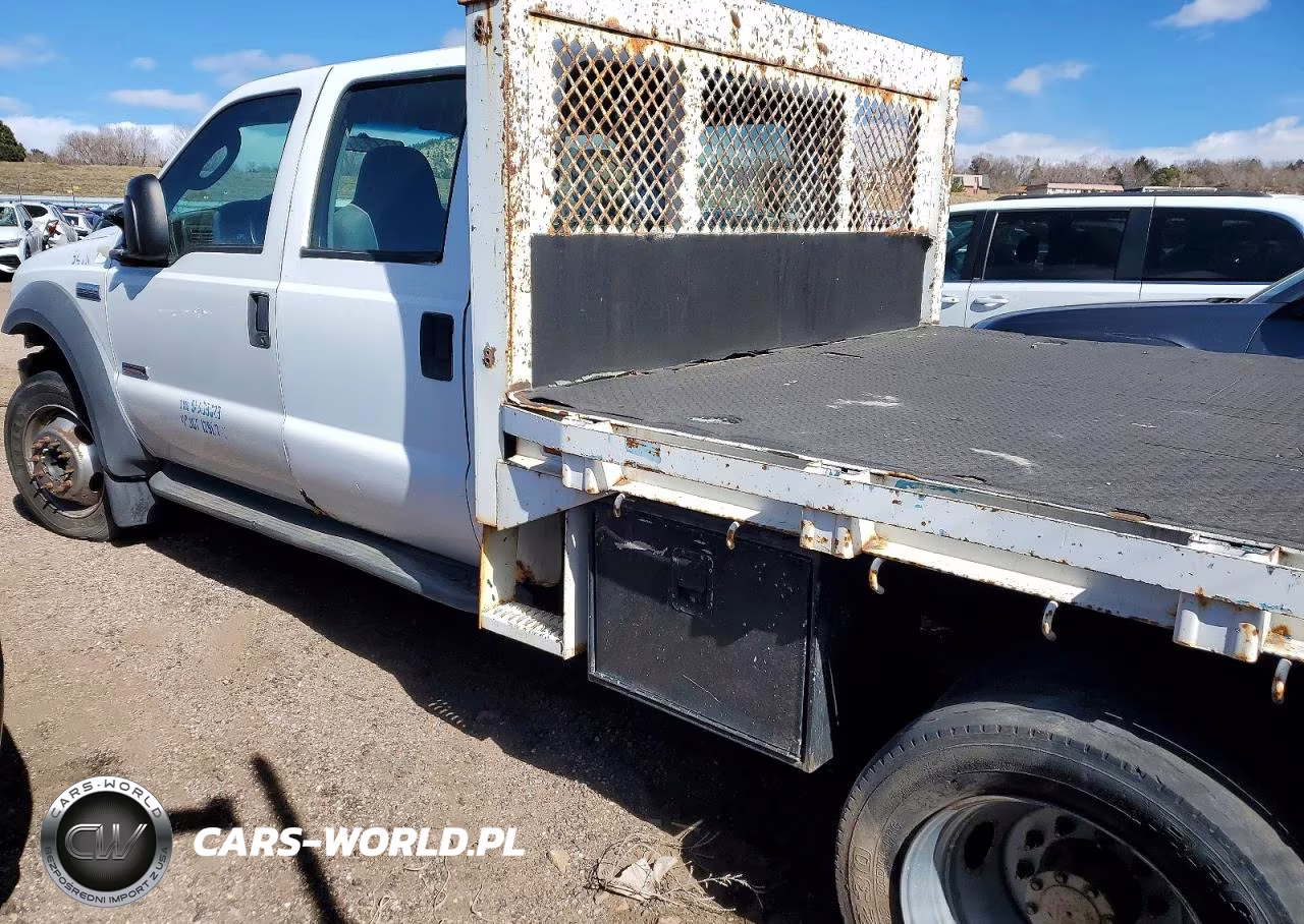 2007 Ford F550 Super Duty Flatbed Truck VIN:1FDAW56P97EB14740 - 3