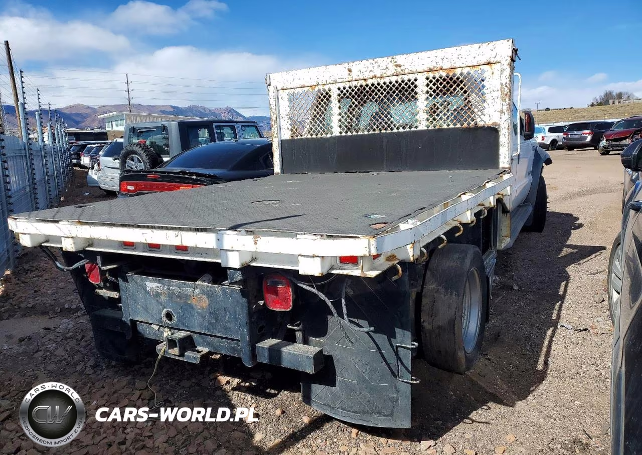 2007 Ford F550 Super Duty Flatbed Truck VIN:1FDAW56P97EB14740 - 4