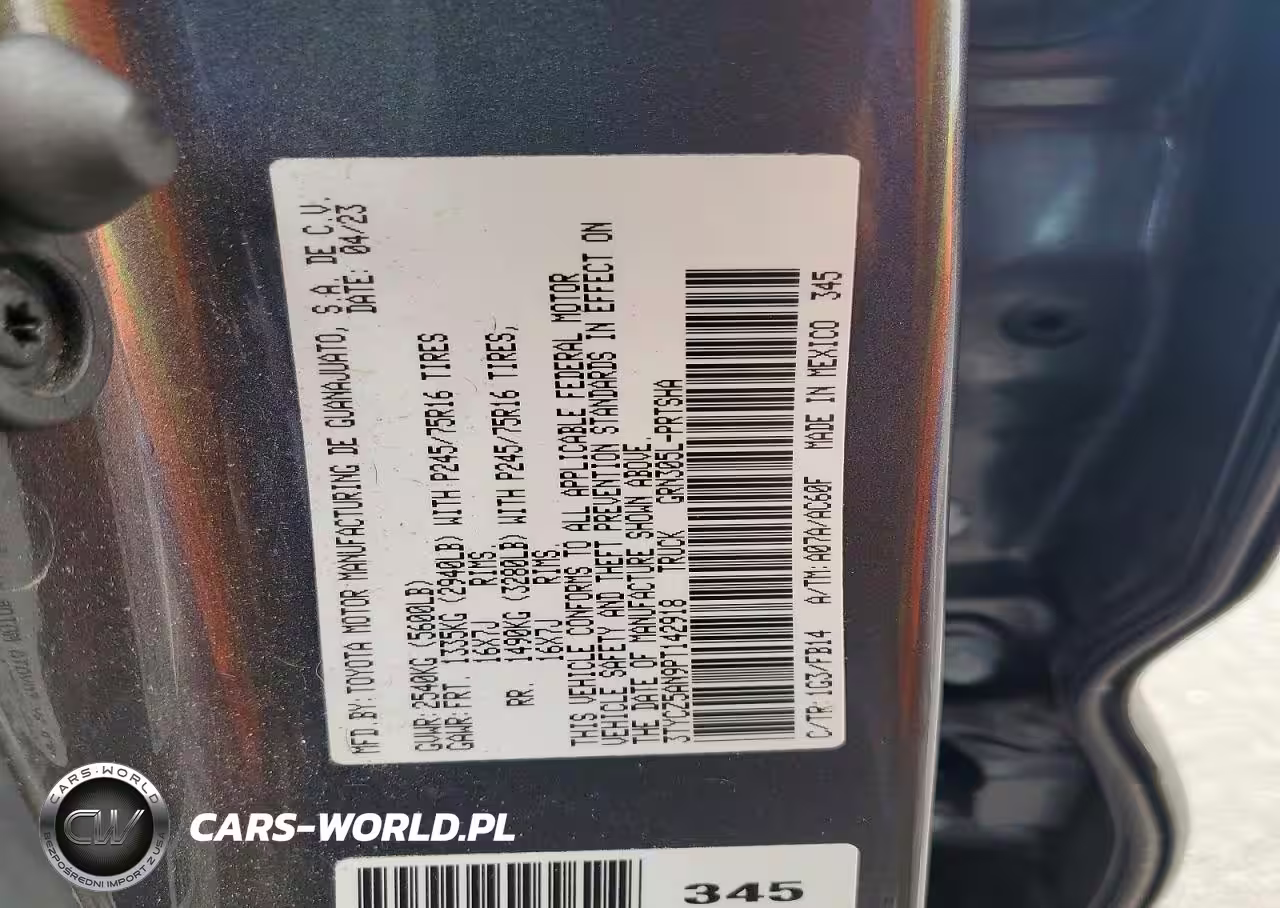 2023 Toyota Tacoma VIN:3TYCZ5AN9PT142918 - 12