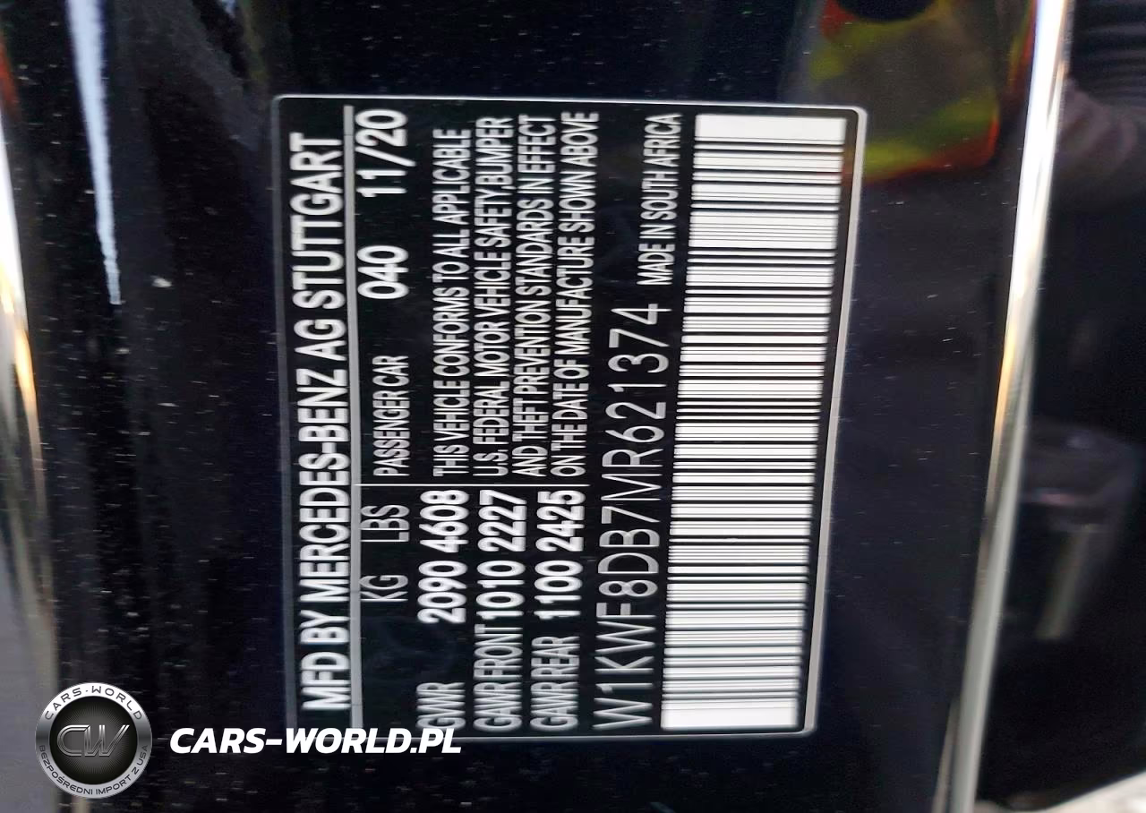 2021 Mercedes-Benz C 300 VIN:W1KWF8DB7MR621374 - 13