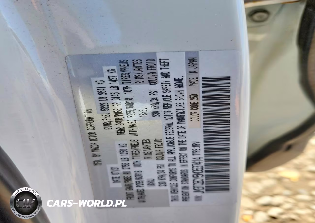 2021 Mazda Cx-9 Touring VIN:JM3TCBCY5M0537414 - 12