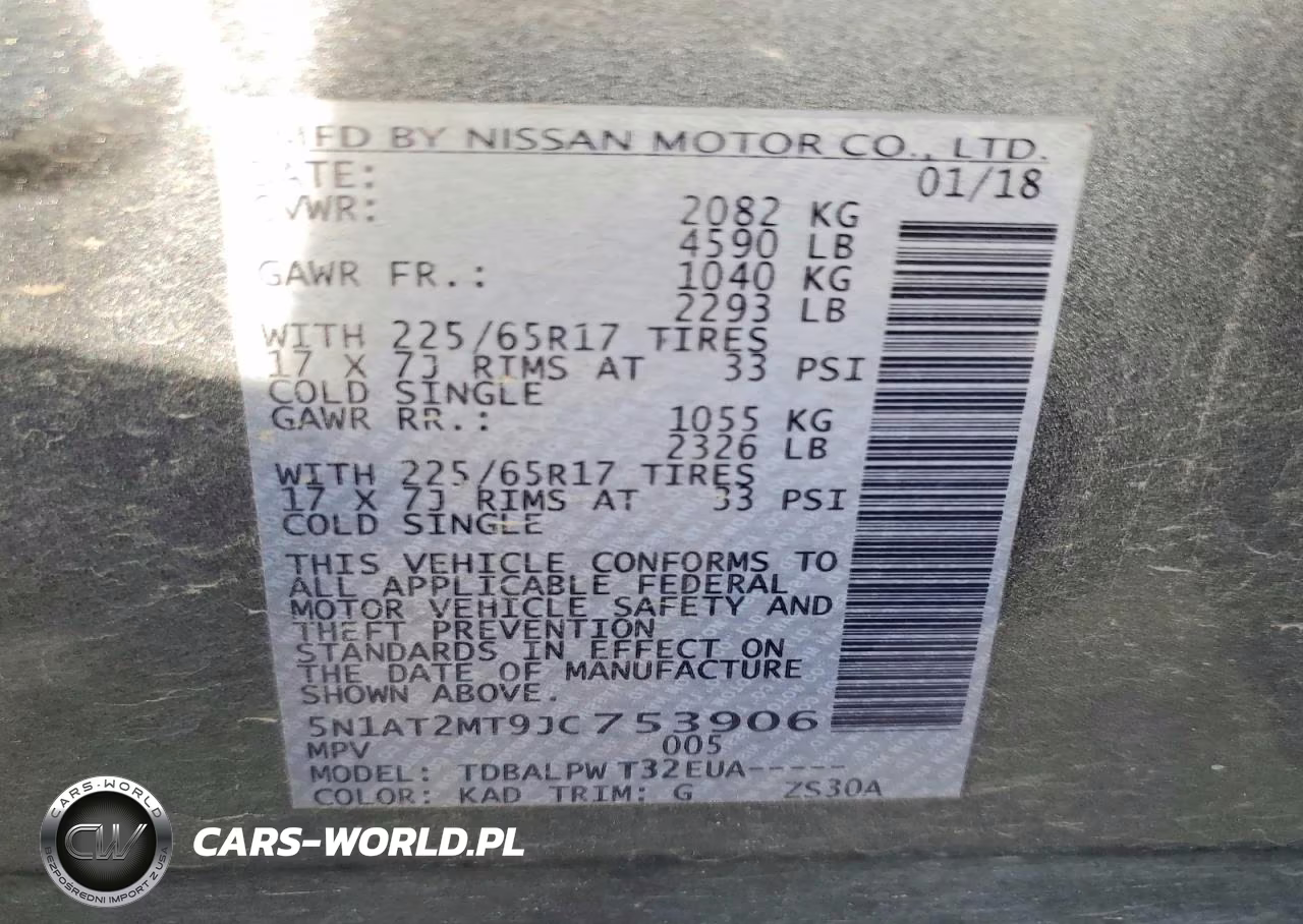 2018 Nissan Rogue S VIN:5N1AT2MT9JC753906 - 13
