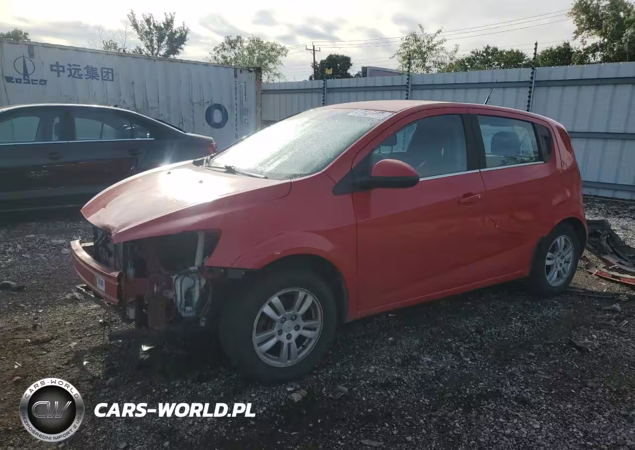 2012 Chevrolet Sonic Lt VIN:1G1JC6SHXC4139026 - 2