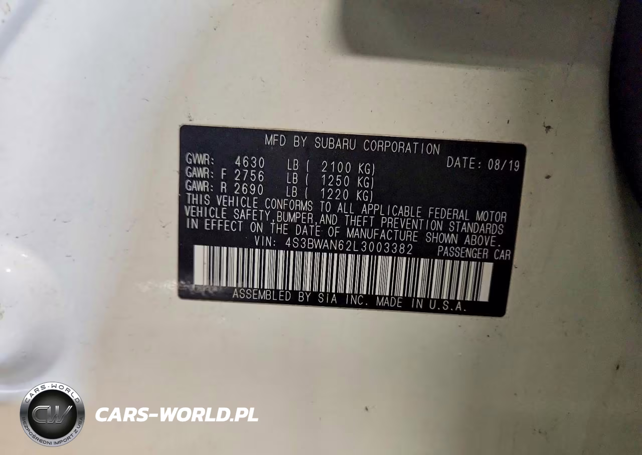 2020 Subaru Legacy Limited VIN:4S3BWAN62L3003382 - 12
