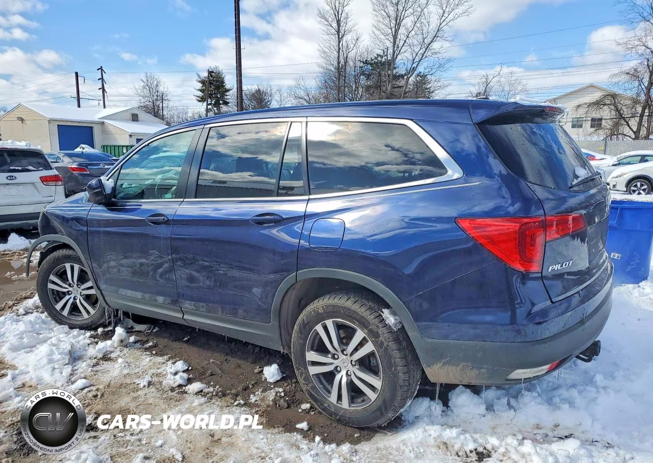 2017 Honda Pilot Exl VIN:5FNYF6H57HB100517 - 2