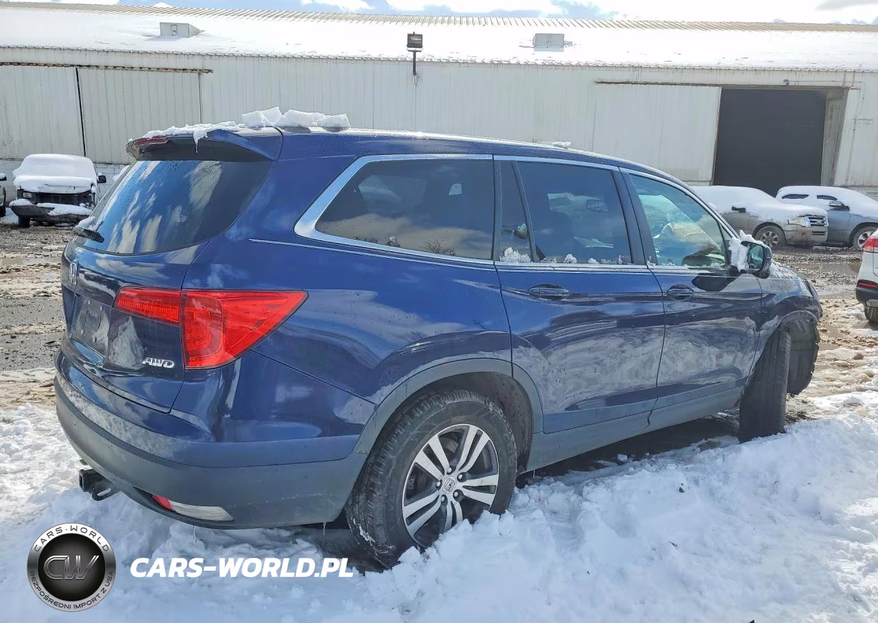2017 Honda Pilot Exl VIN:5FNYF6H57HB100517 - 3