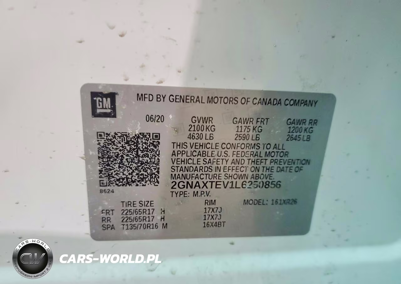 2020 Chevrolet Equinox Lt VIN:2GNAXTEV1L6250856 - 13