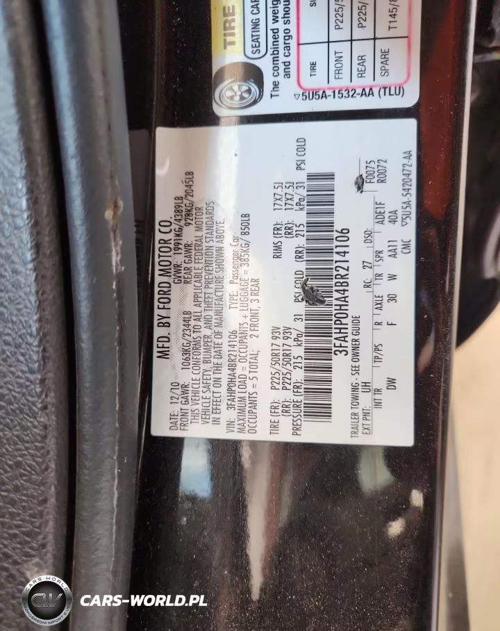 2011 Ford Fusion Se VIN:3FAHP0HA4BR214106 - 12