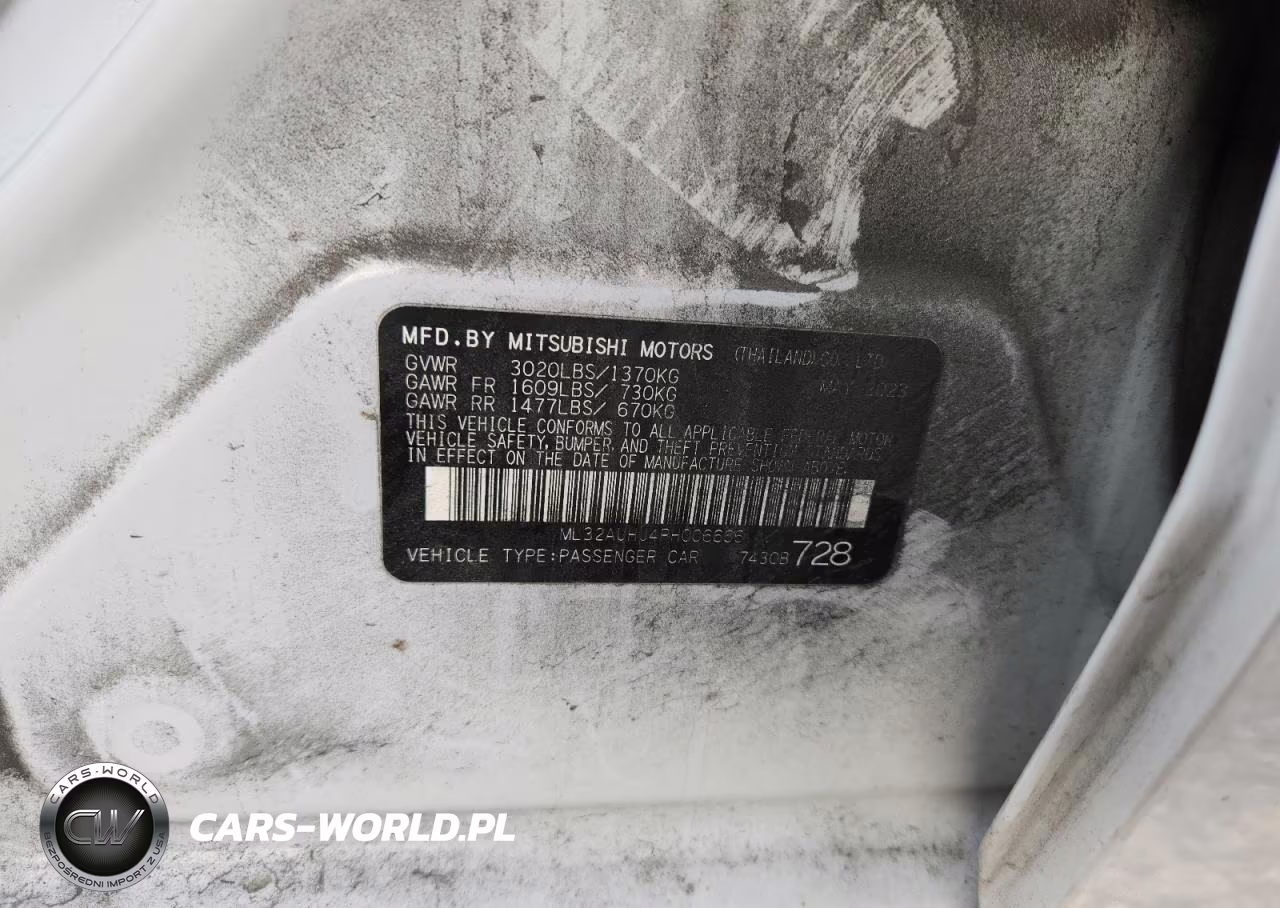 2023 Mitsubishi Mirage Es VIN:ML32AUHJ4PH006666 - 12