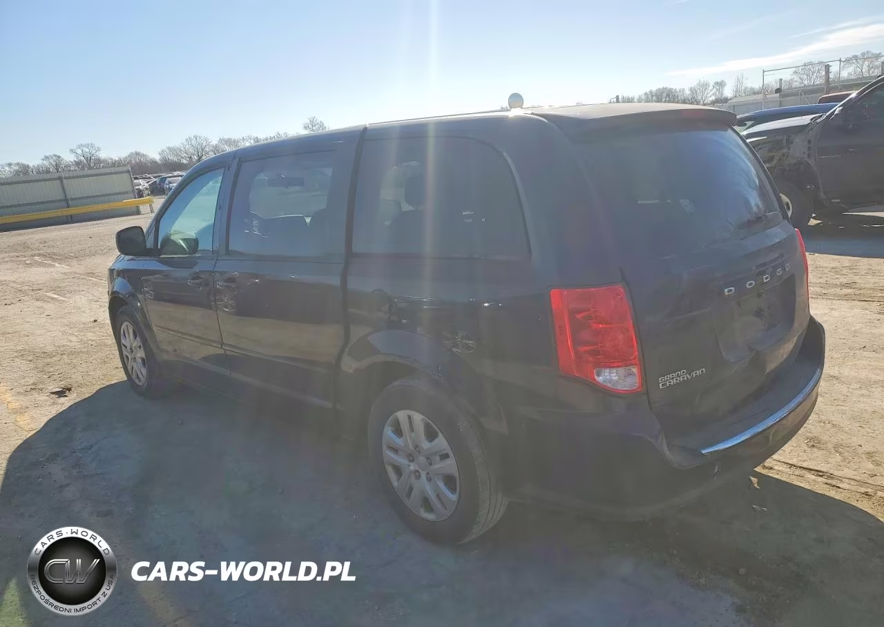 2016 Dodge Grand Caravan Se VIN:2C4RDGBG1GR106004 - 2