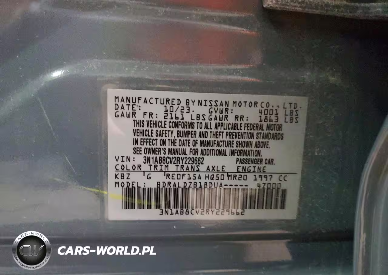 2024 Nissan Sentra Sv VIN:3N1AB8CV2RY229662 - 12