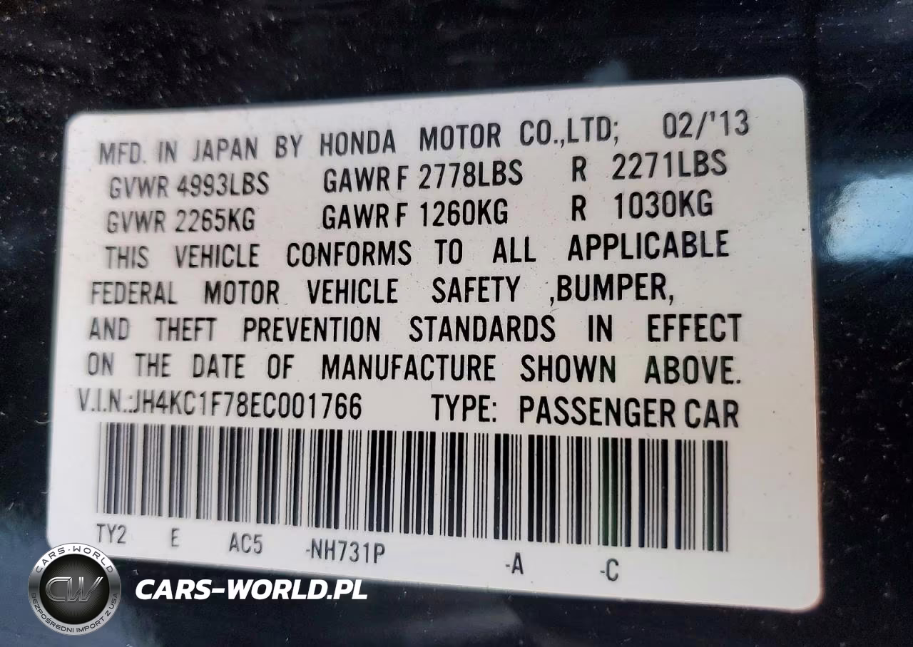 2014 Acura Rlx Tech-Audio VIN:JH4KC1F78EC001766 - 12