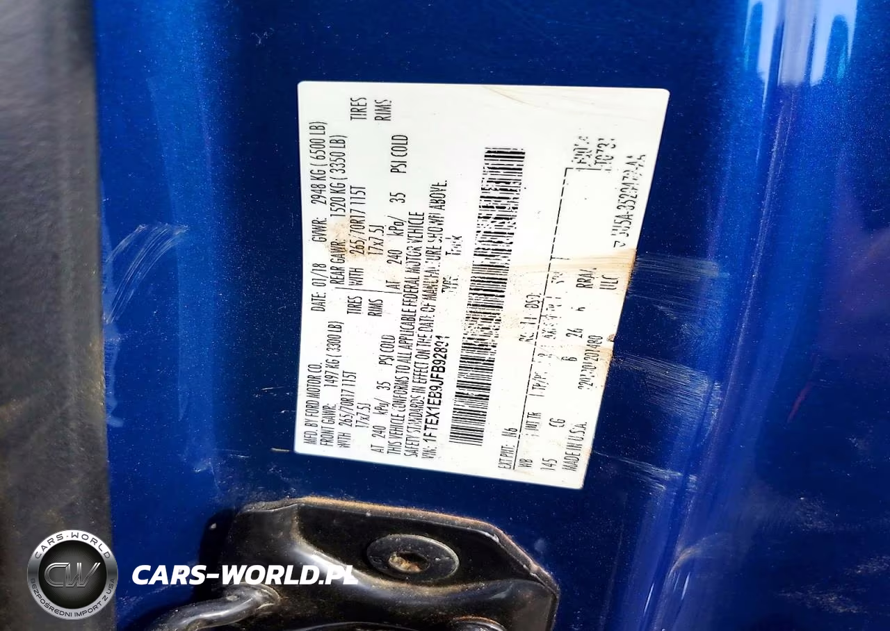 2018 Ford F150 Super Cab VIN:1FTEX1EB9JFB92891 - 13