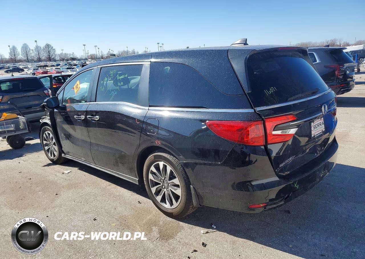 2022 Honda Odyssey Exl VIN:5FNRL6H71NB035609 - 2