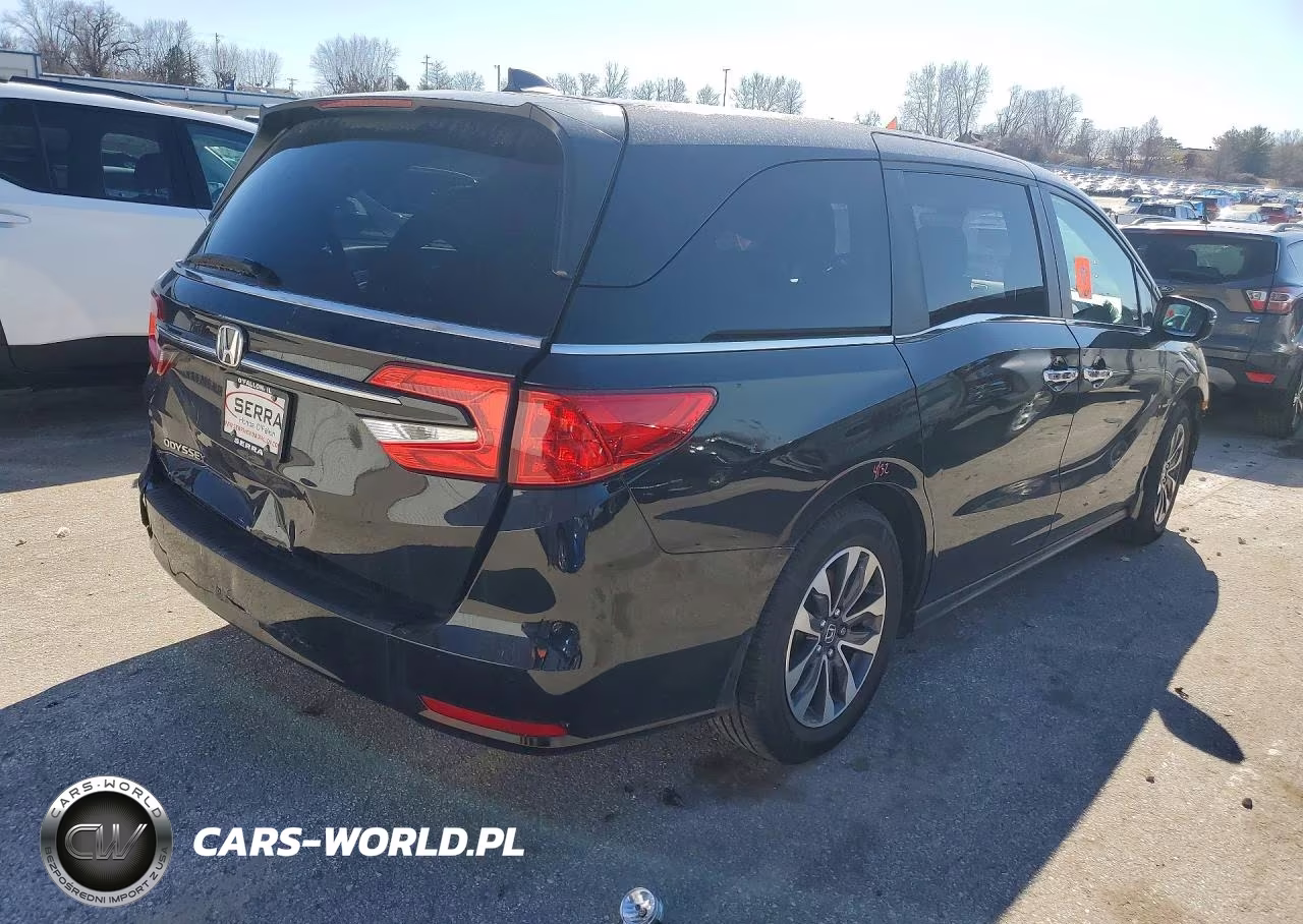2022 Honda Odyssey Exl VIN:5FNRL6H71NB035609 - 3