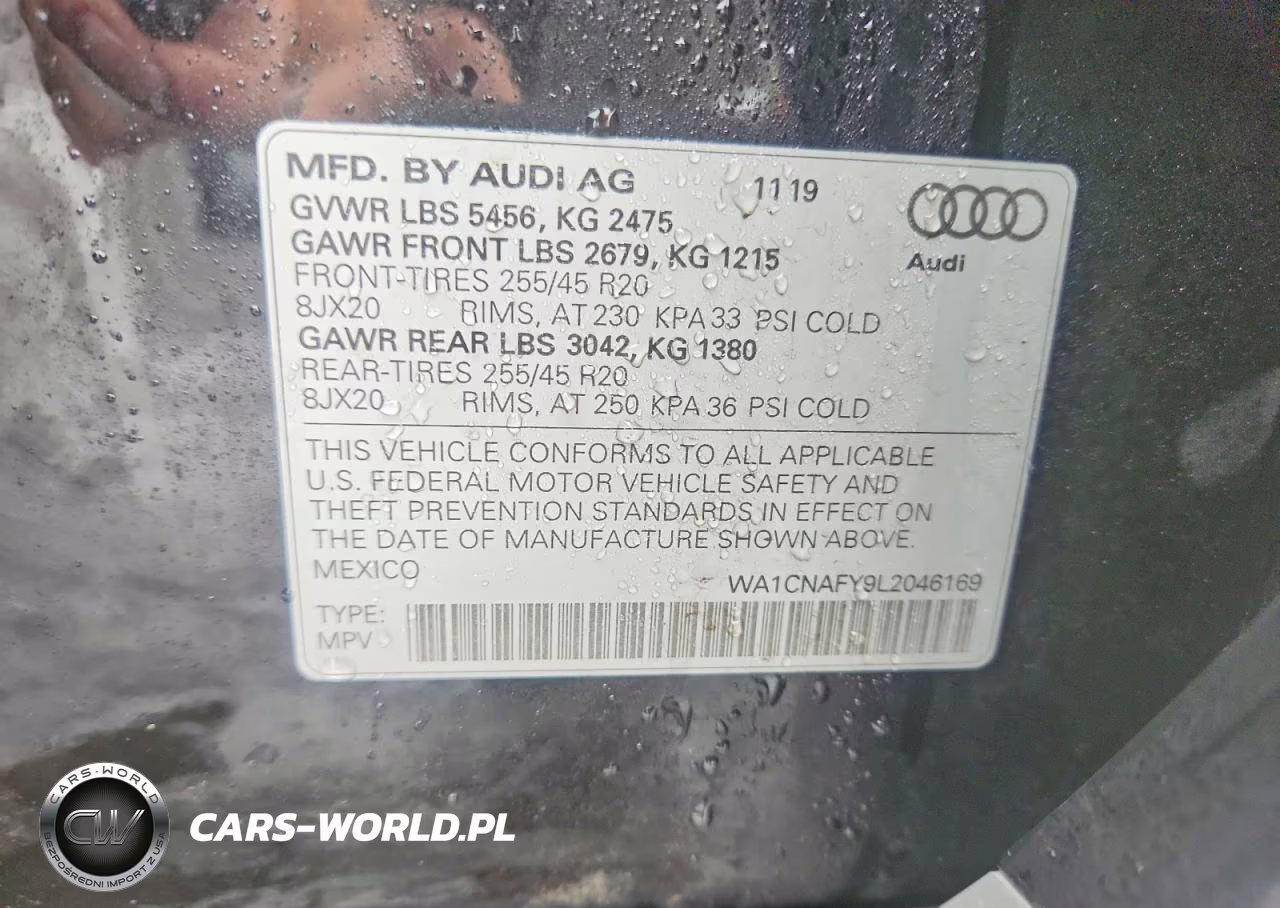 2020 Audi Q5 Prestige VIN:WA1CNAFY9L2046169 - 12