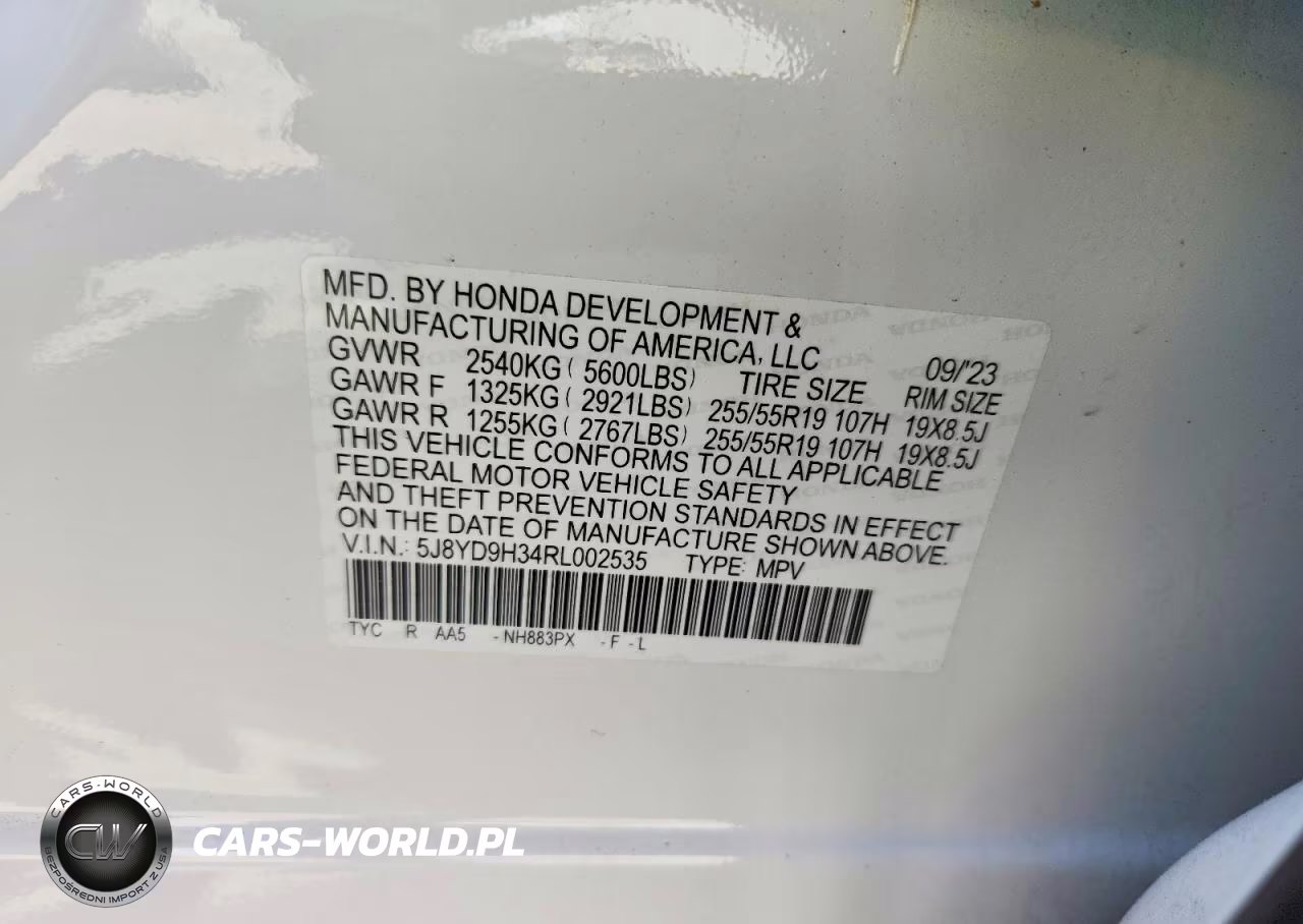 2024 Acura Mdx VIN:5J8YD9H34RL002535 - 12