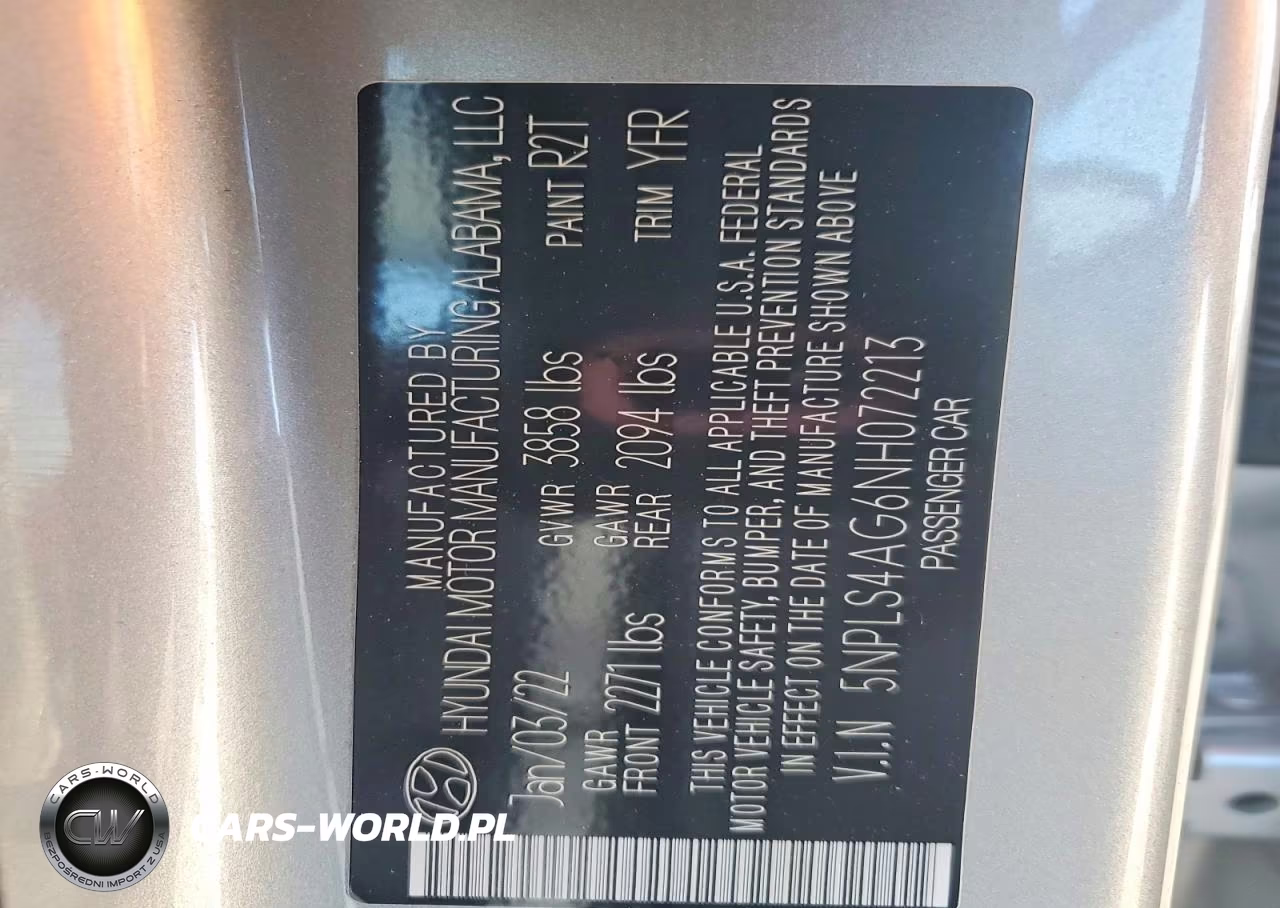 2022 Hyundai Elantra Sel VIN:5NPLS4AG6NH072213 - 12