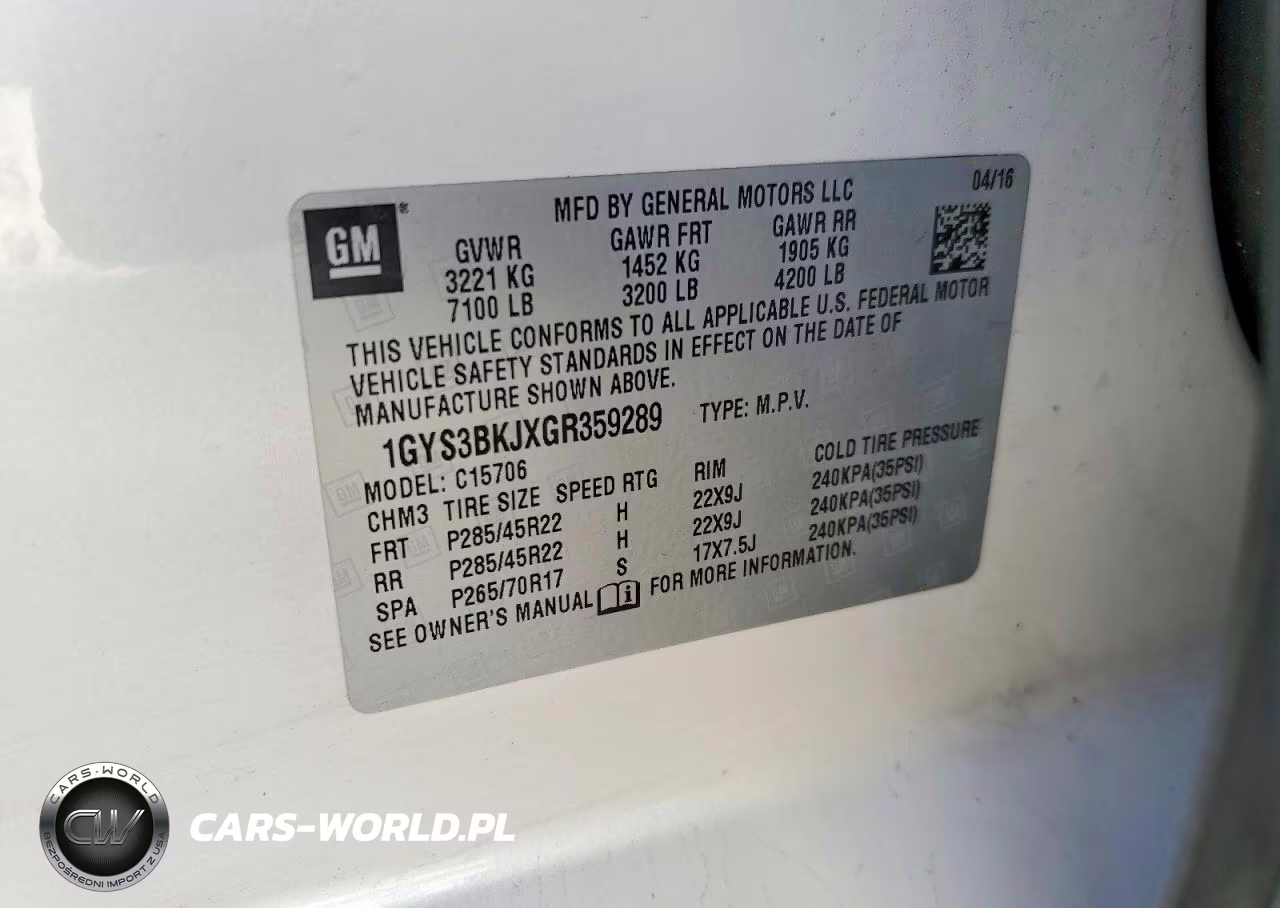 2016 Cadillac Escalade Luxury VIN:1GYS3BKJXGR359289 - 13
