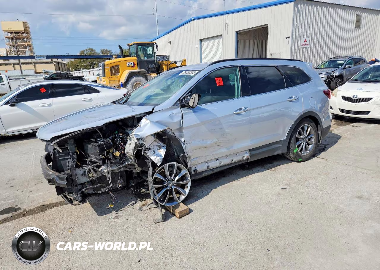 2017 Hyundai Santa Fe Se VIN:KM8SM4HF7HU255368 - 1