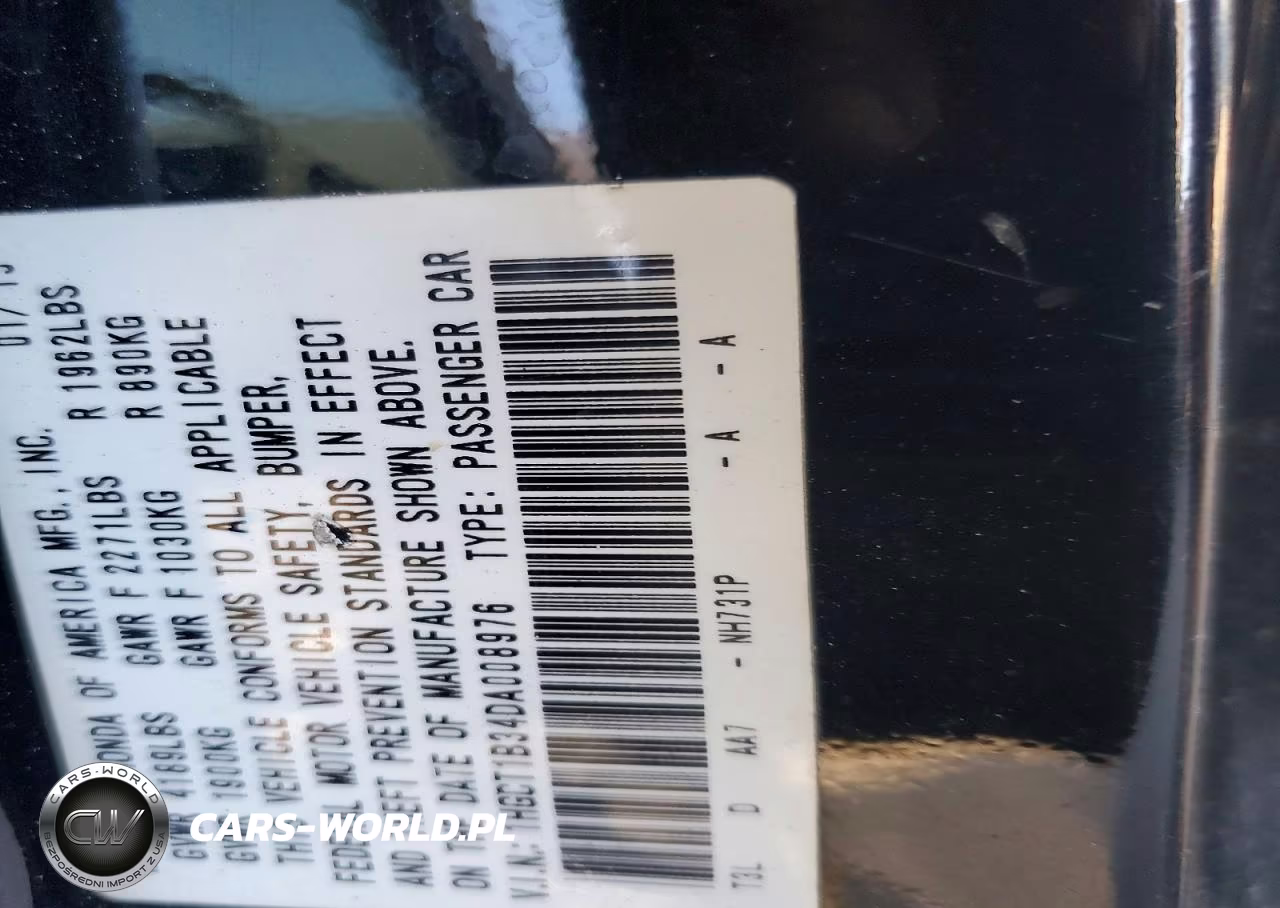 2013 Honda Accord Lx-S VIN:1HGCT1B34DA008976 - 13