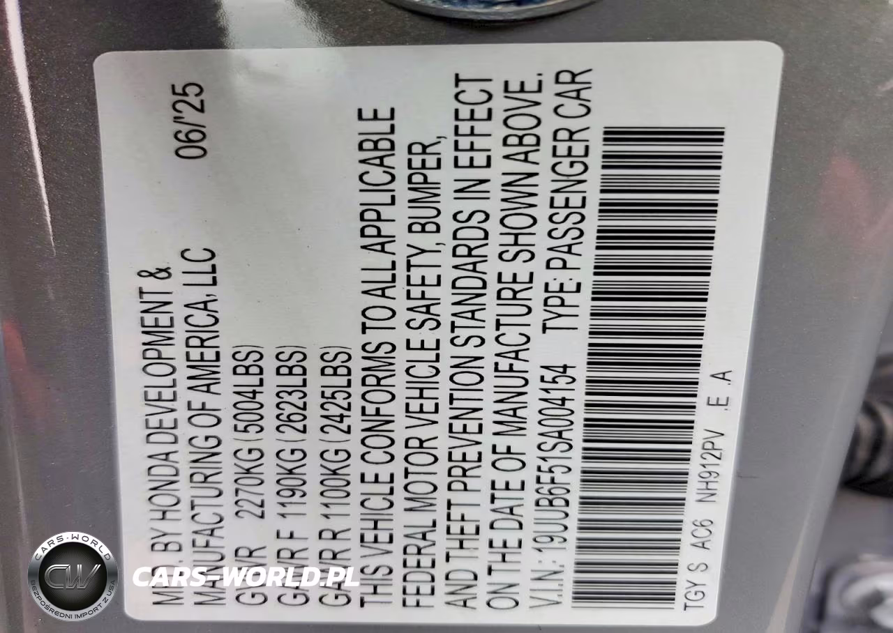 2025 Acura Tlx A-Spec VIN:19UUB6F51SA004154 - 12
