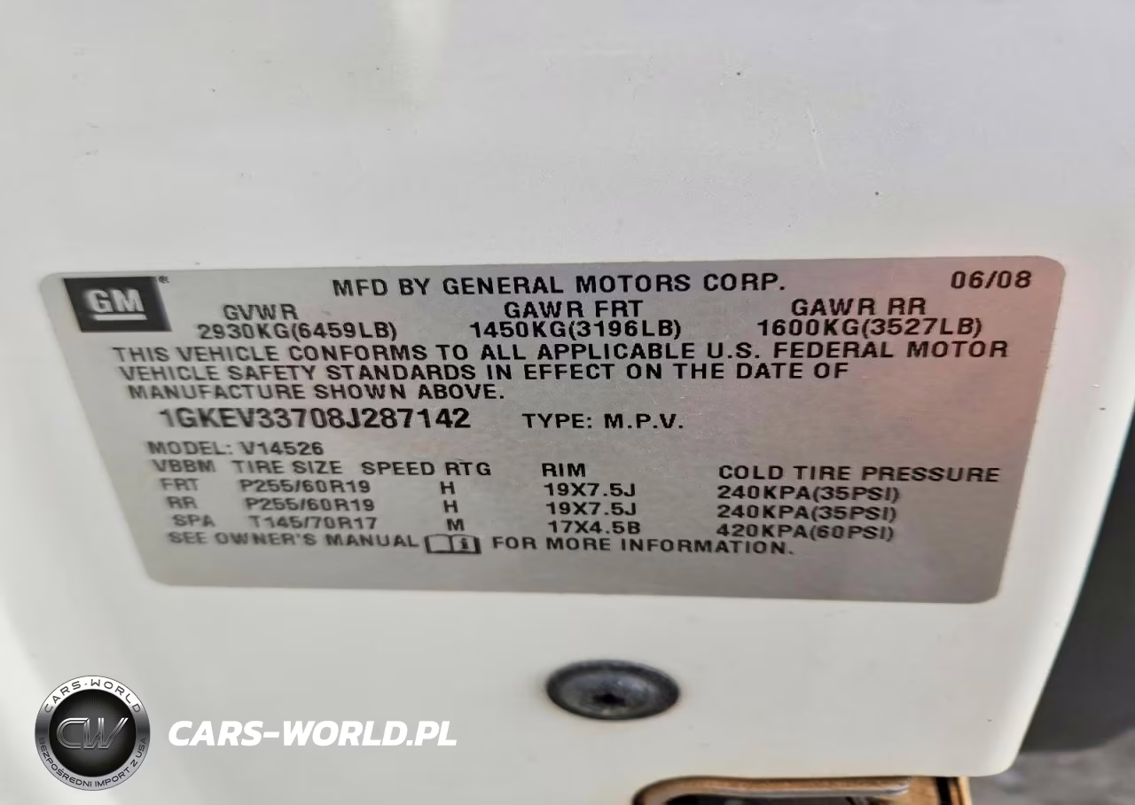 2008 GMC Acadia Slt-2 VIN:1GKEV33708J287142 - 13