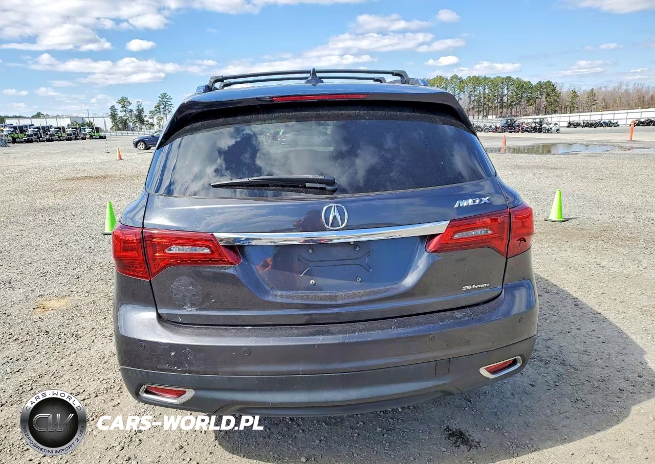 2014 Acura Mdx Advance VIN:5FRYD4H86EB038378 - 6