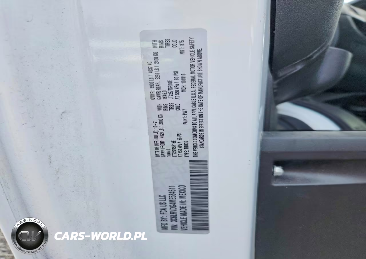 2021 Ram Promaster 2500 2500 High VIN:3C6LRVDG4ME584611 - 12