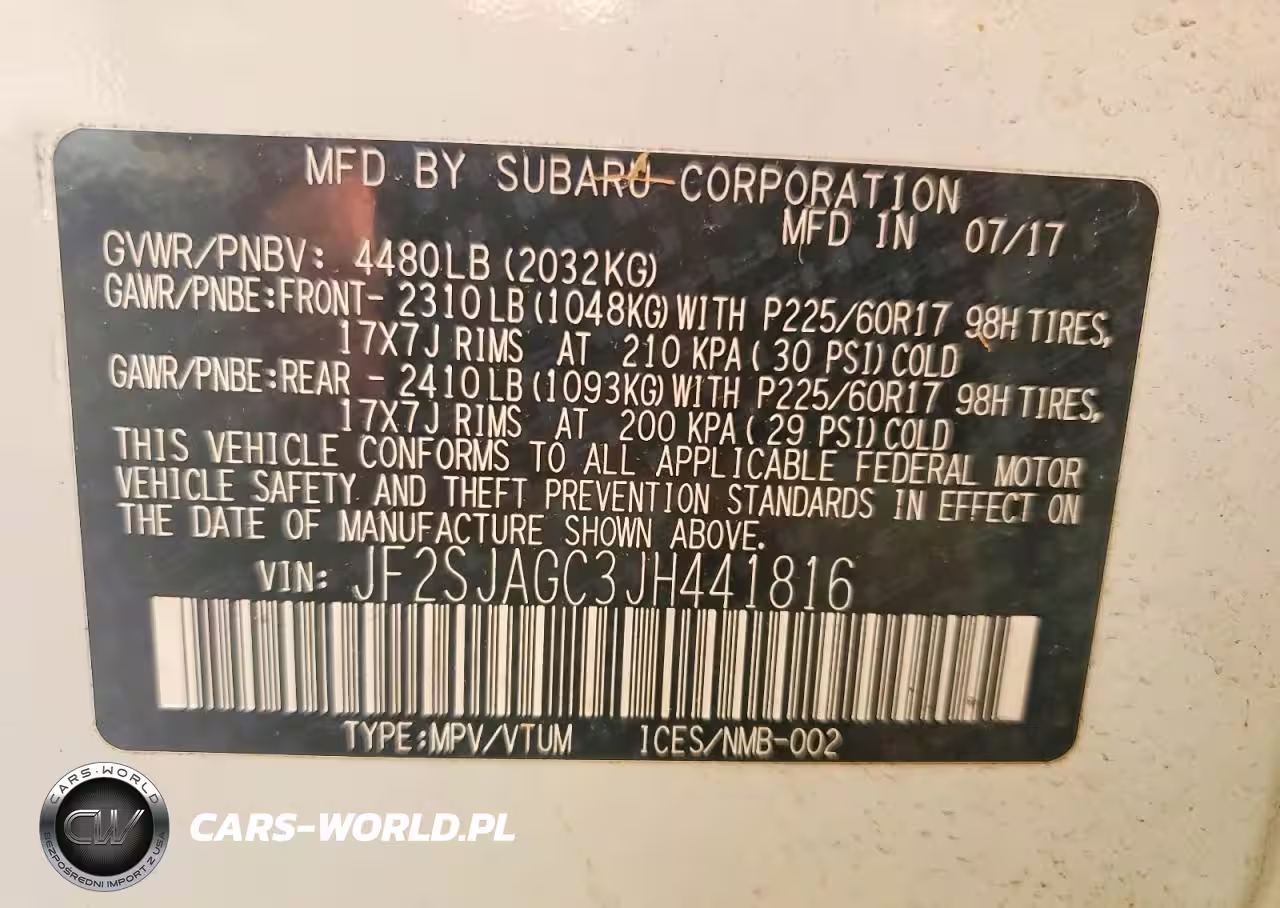 2018 Subaru Forester 2.5I Premium VIN:JF2SJAGC3JH441816 - 13