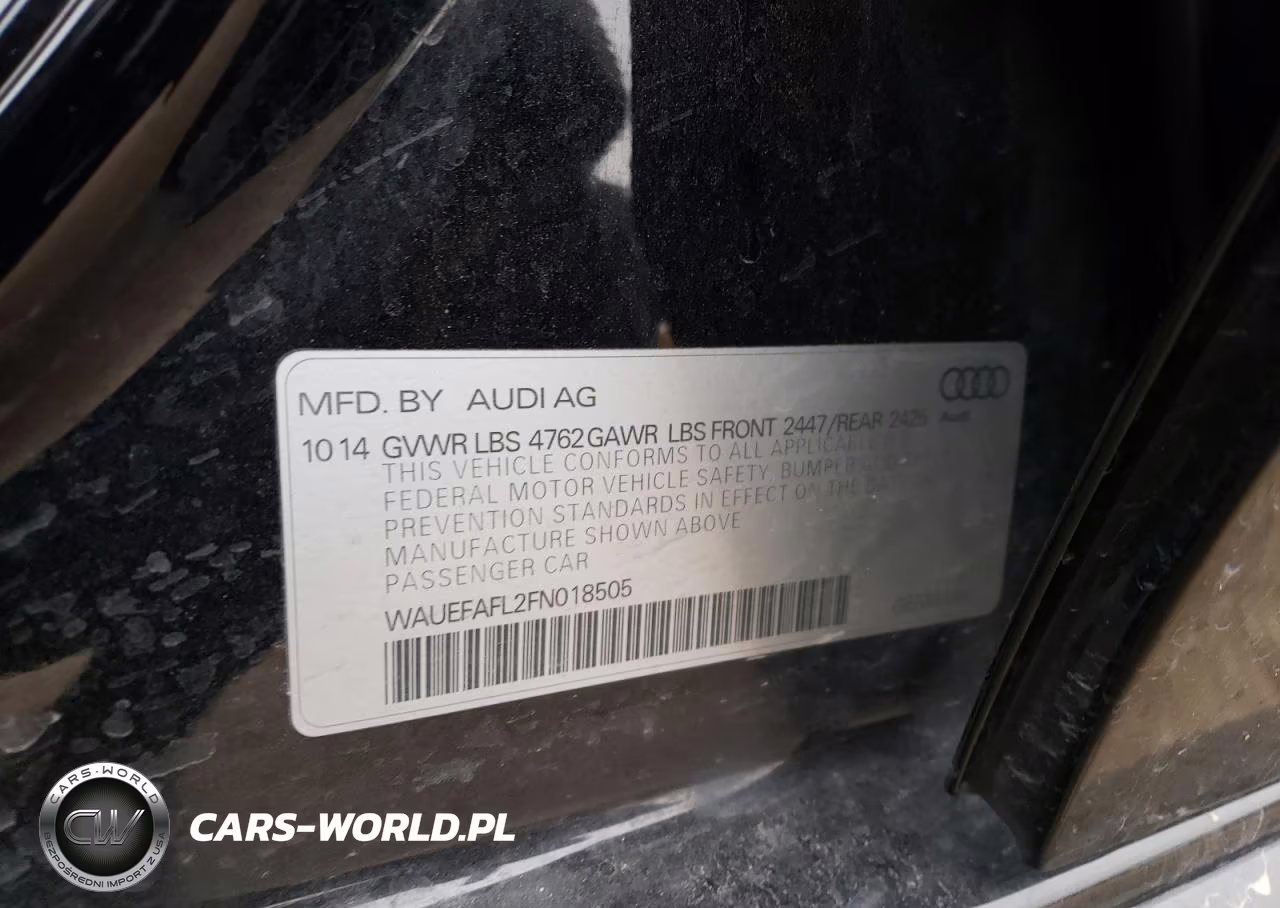 2015 Audi A4 Premium VIN:WAUEFAFL2FN018505 - 12
