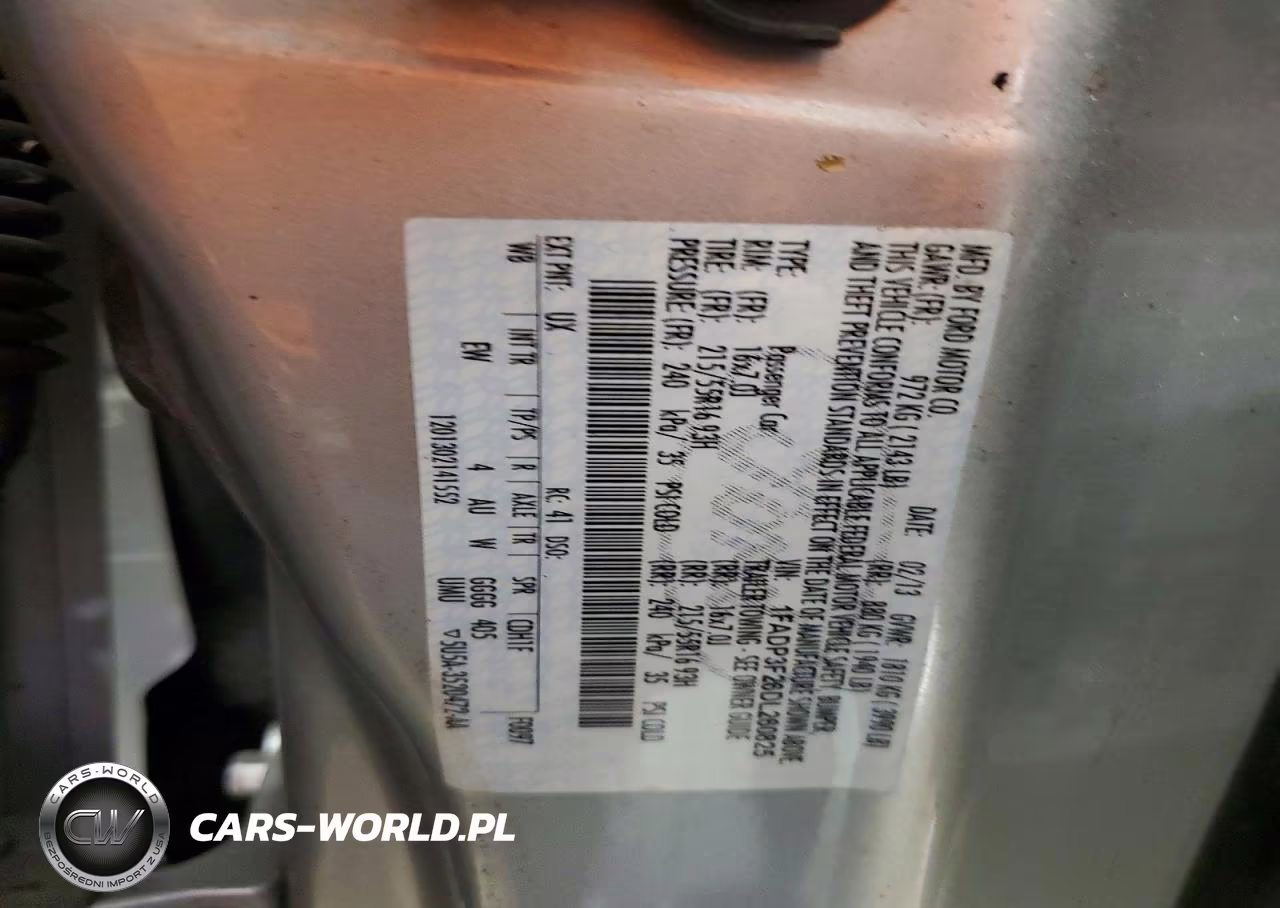 2013 Ford Focus Se VIN:1FADP3F26DL260825 - 12