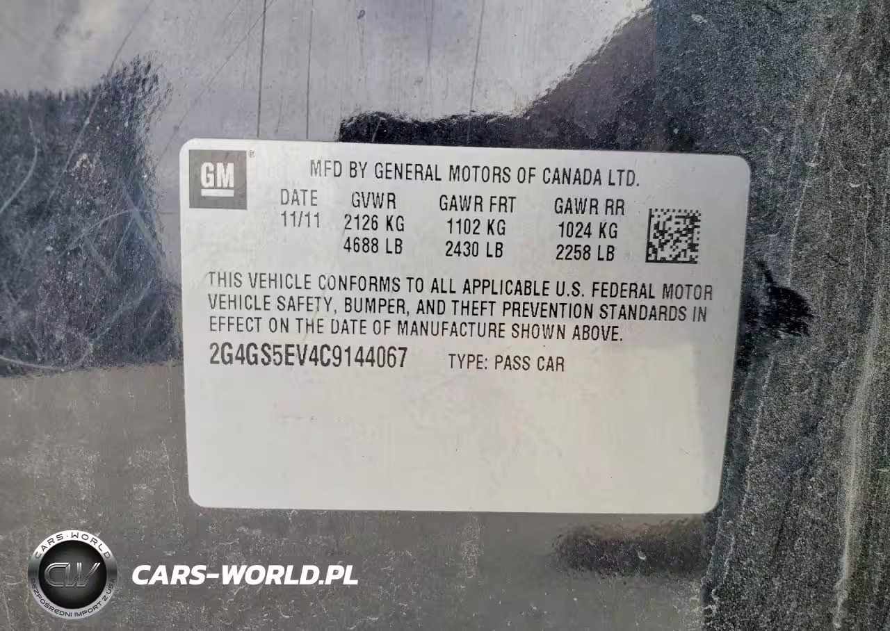 2012 Buick Regal Premium VIN:2G4GS5EV4C9144067 - 12