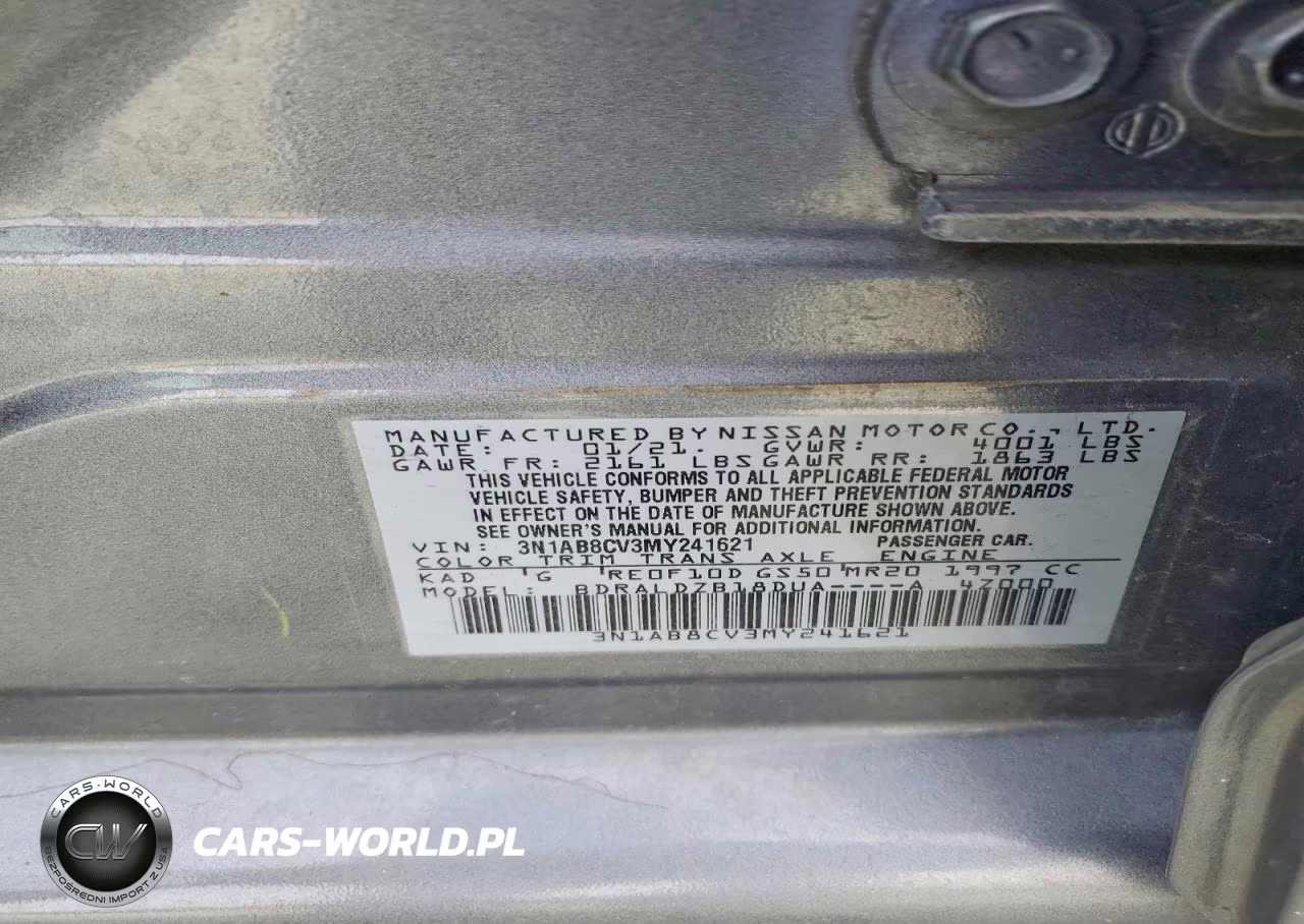 2021 Nissan Sentra Sv VIN:3N1AB8CV3MY241621 - 12