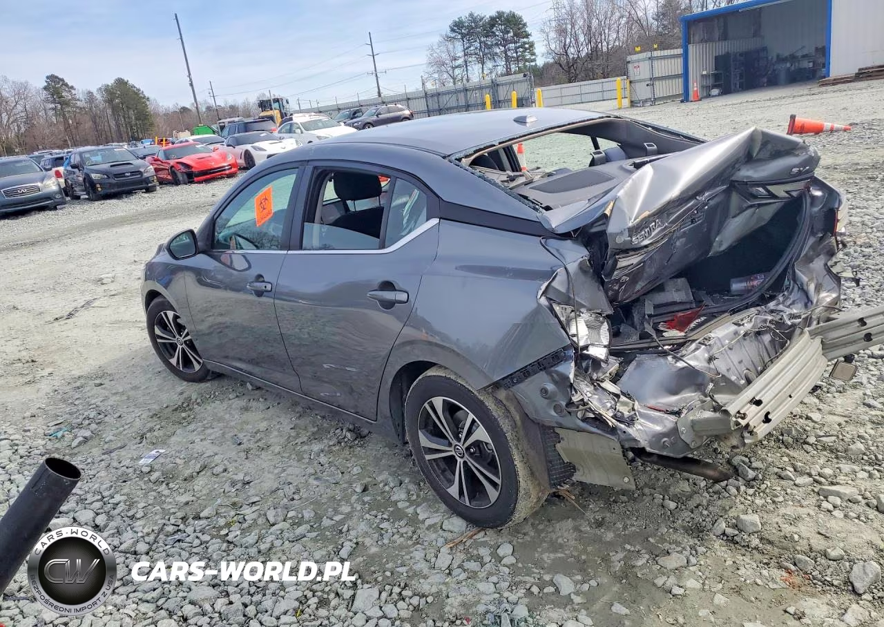 2021 Nissan Sentra Sv VIN:3N1AB8CV3MY241621 - 2