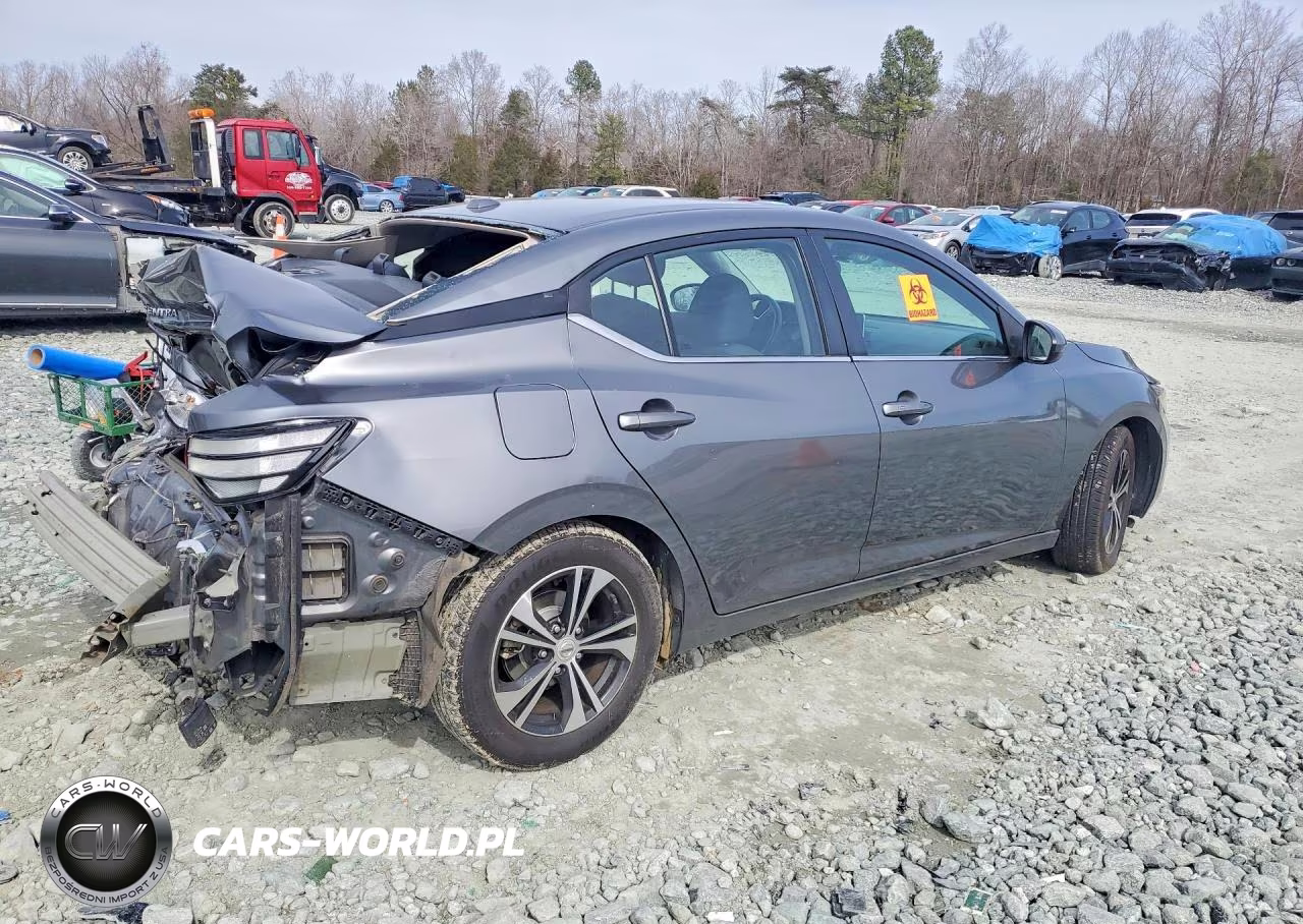 2021 Nissan Sentra Sv VIN:3N1AB8CV3MY241621 - 3