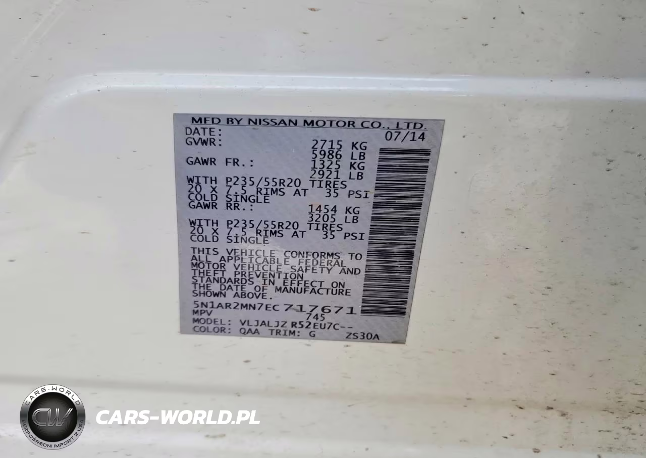 2014 Nissan Pathfinder S VIN:5N1AR2MN7EC717671 - 13