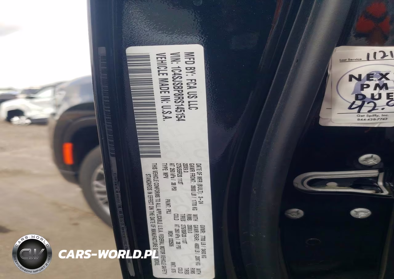 2024 Jeep Wagoneer L Series Ii VIN:1C4SJSBP8RS145154 - 14