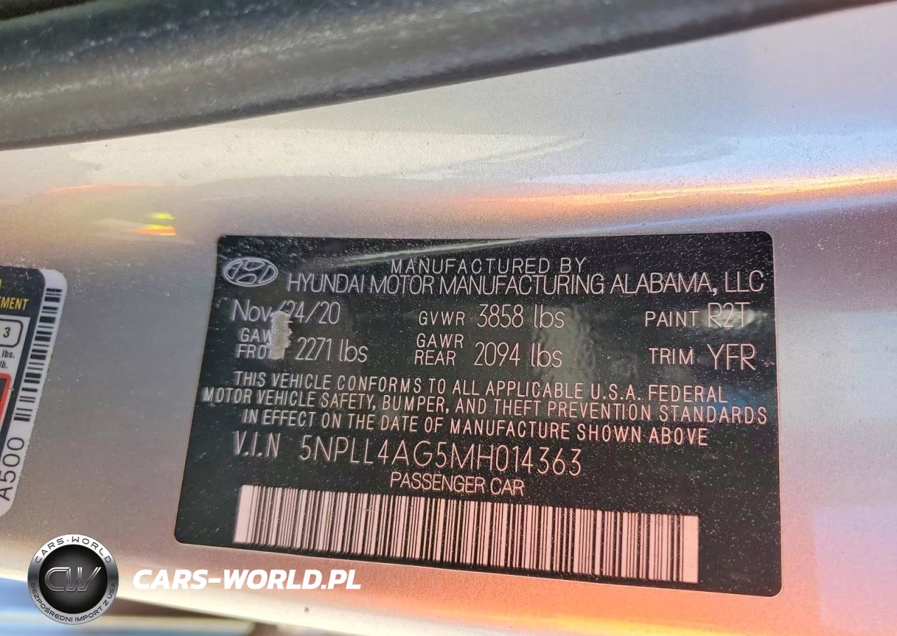 2021 Hyundai Elantra Se VIN:5NPLL4AG5MH014363 - 12