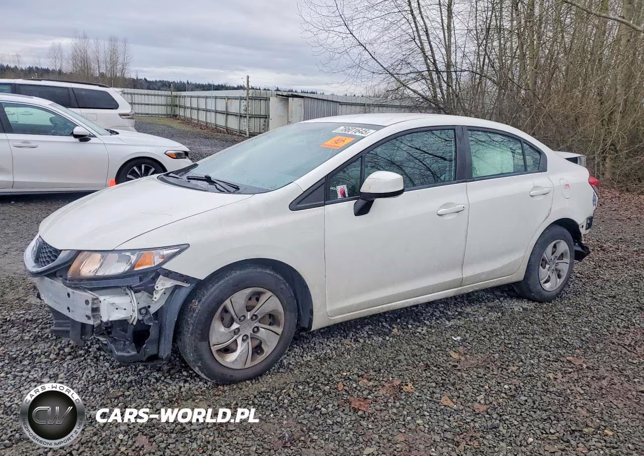 2013 Honda Civic Lx VIN:2HGFB2F51DH530998 - 1