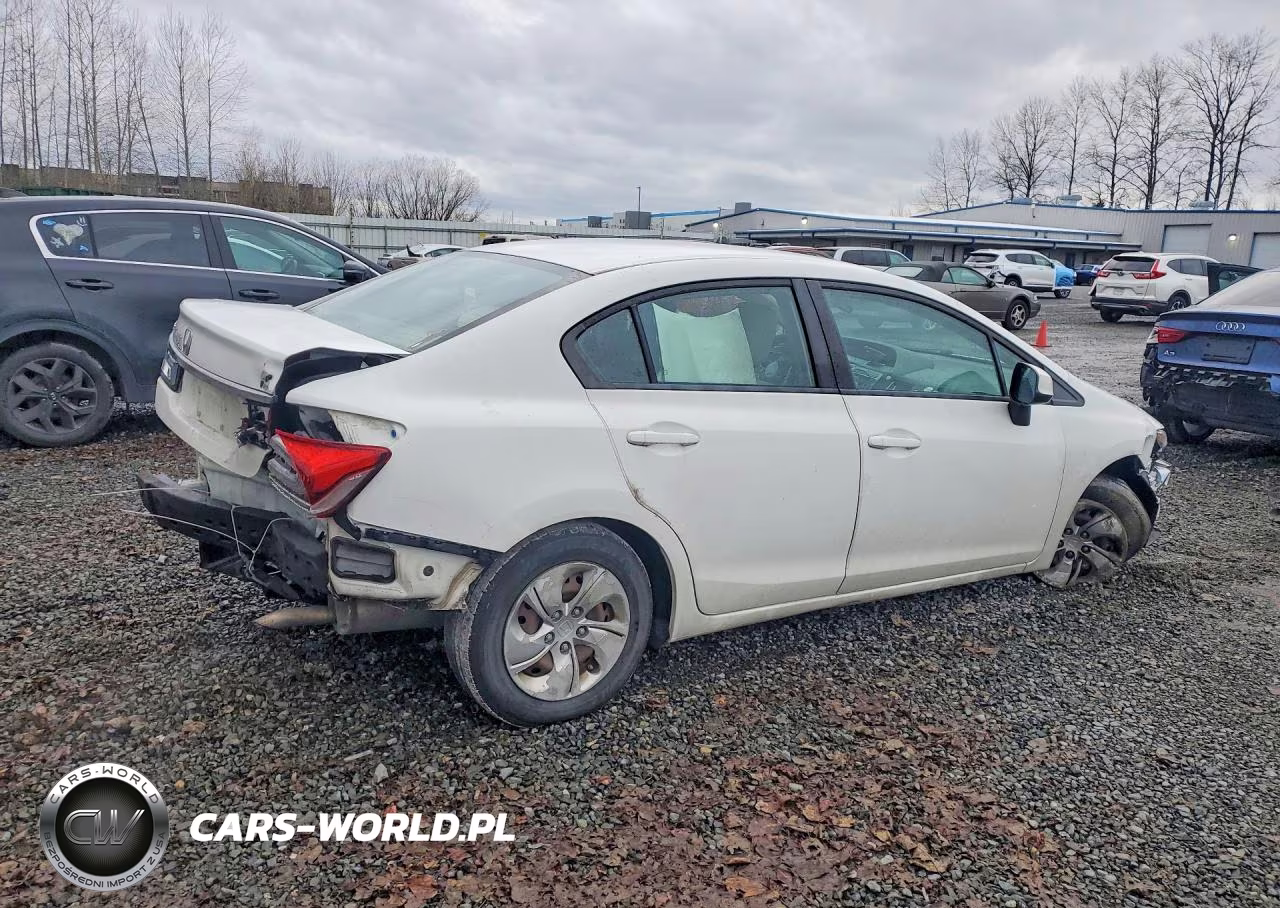 2013 Honda Civic Lx VIN:2HGFB2F51DH530998 - 3