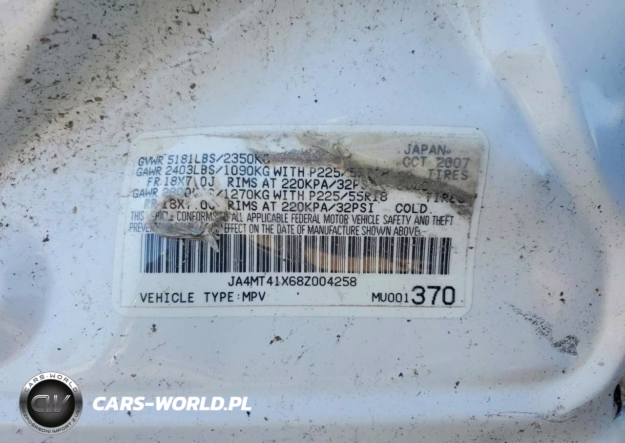 2008 Mitsubishi Outlander Xls VIN:JA4MT41X68Z004258 - 13