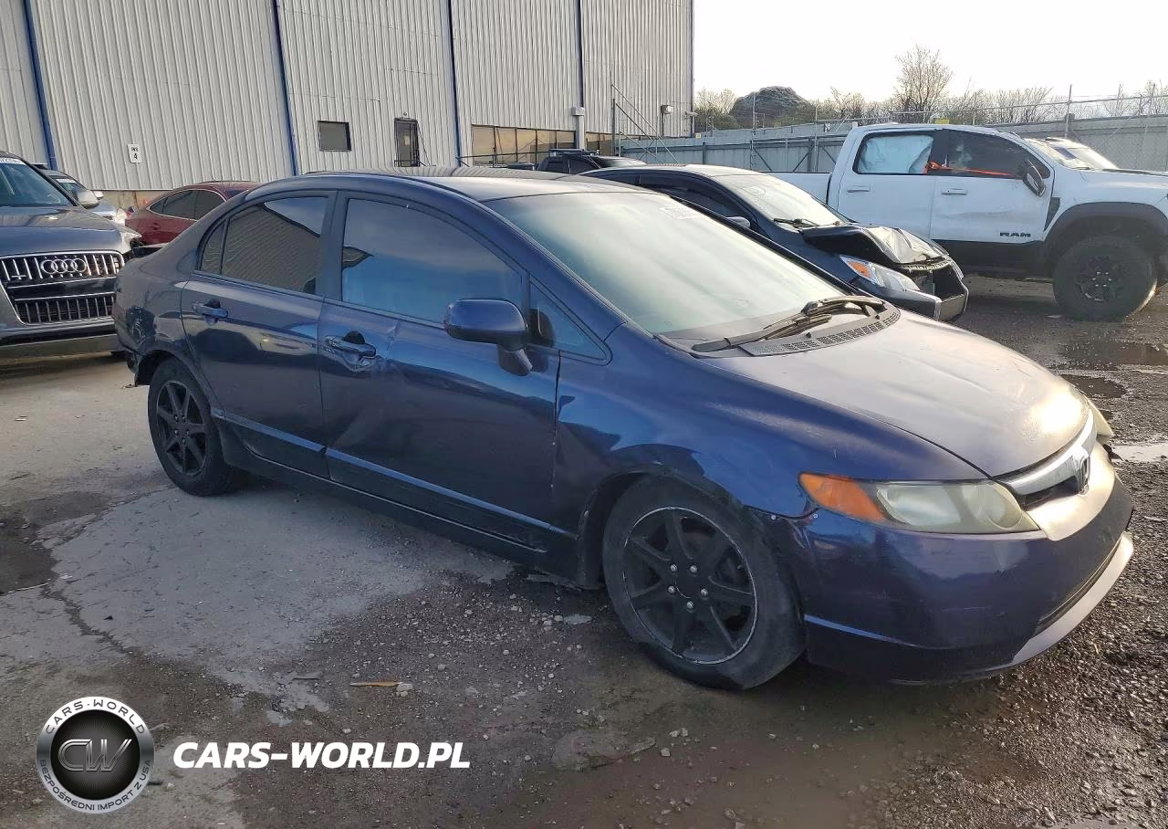 2007 Honda Civic Lx VIN:1HGFA16567L047043 - 4